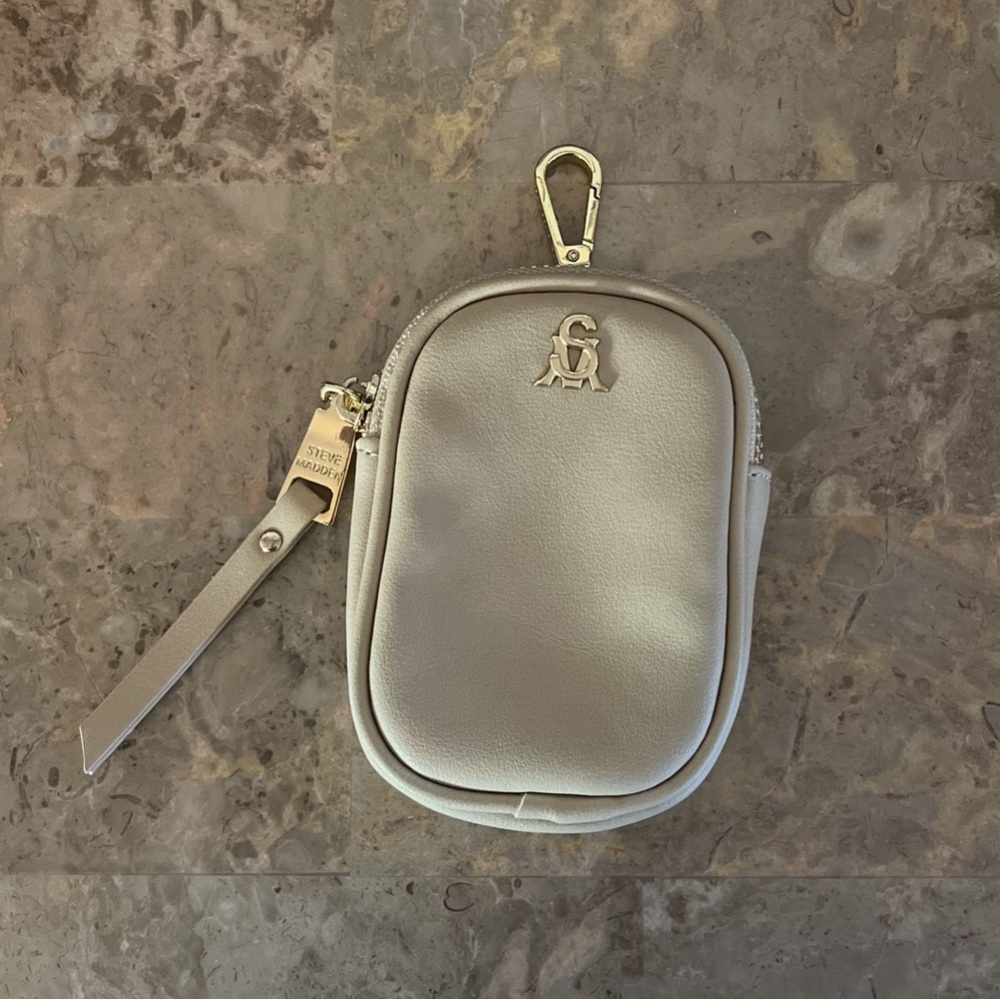Steve Madden beige mini purse